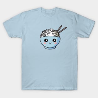 Cute Kawaii Rice Bowl T-Shirt